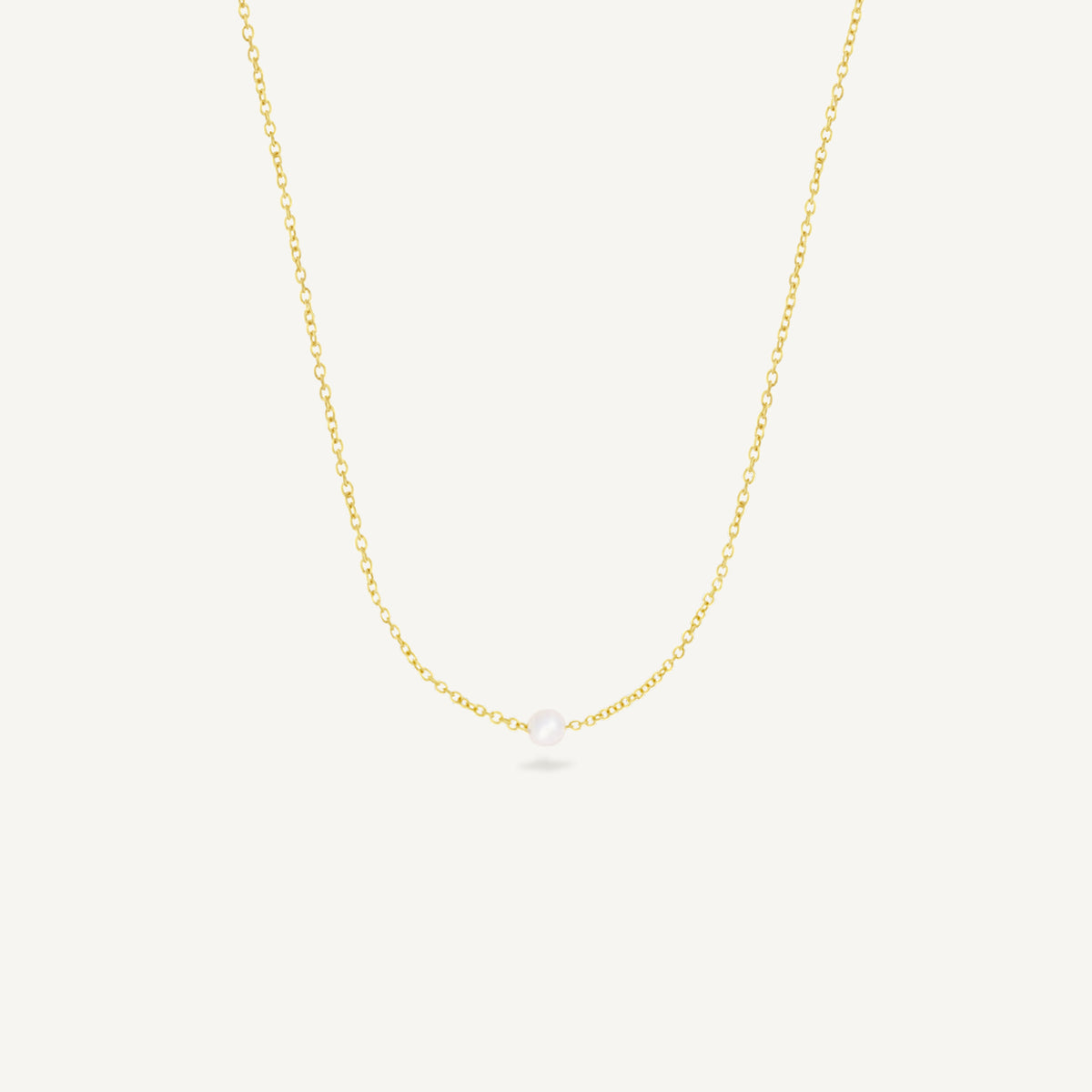 The Tiny Floating Pearl Necklace