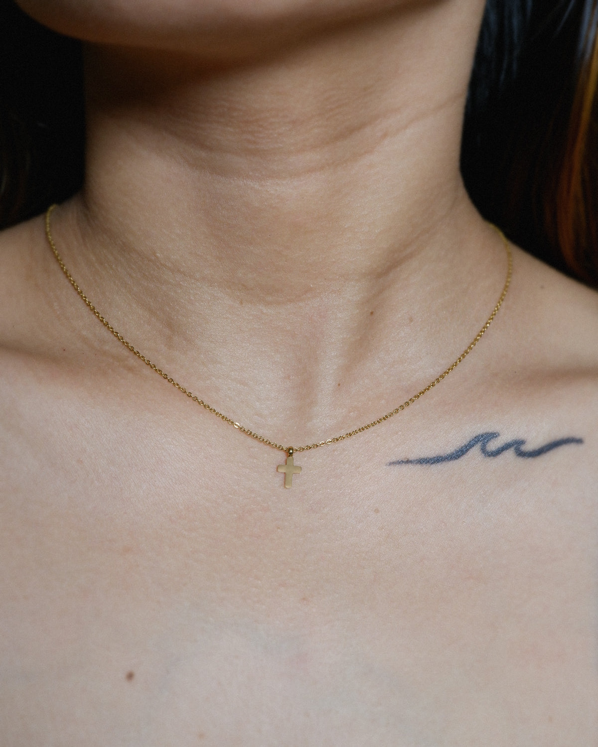 The Tiny Cross Necklace