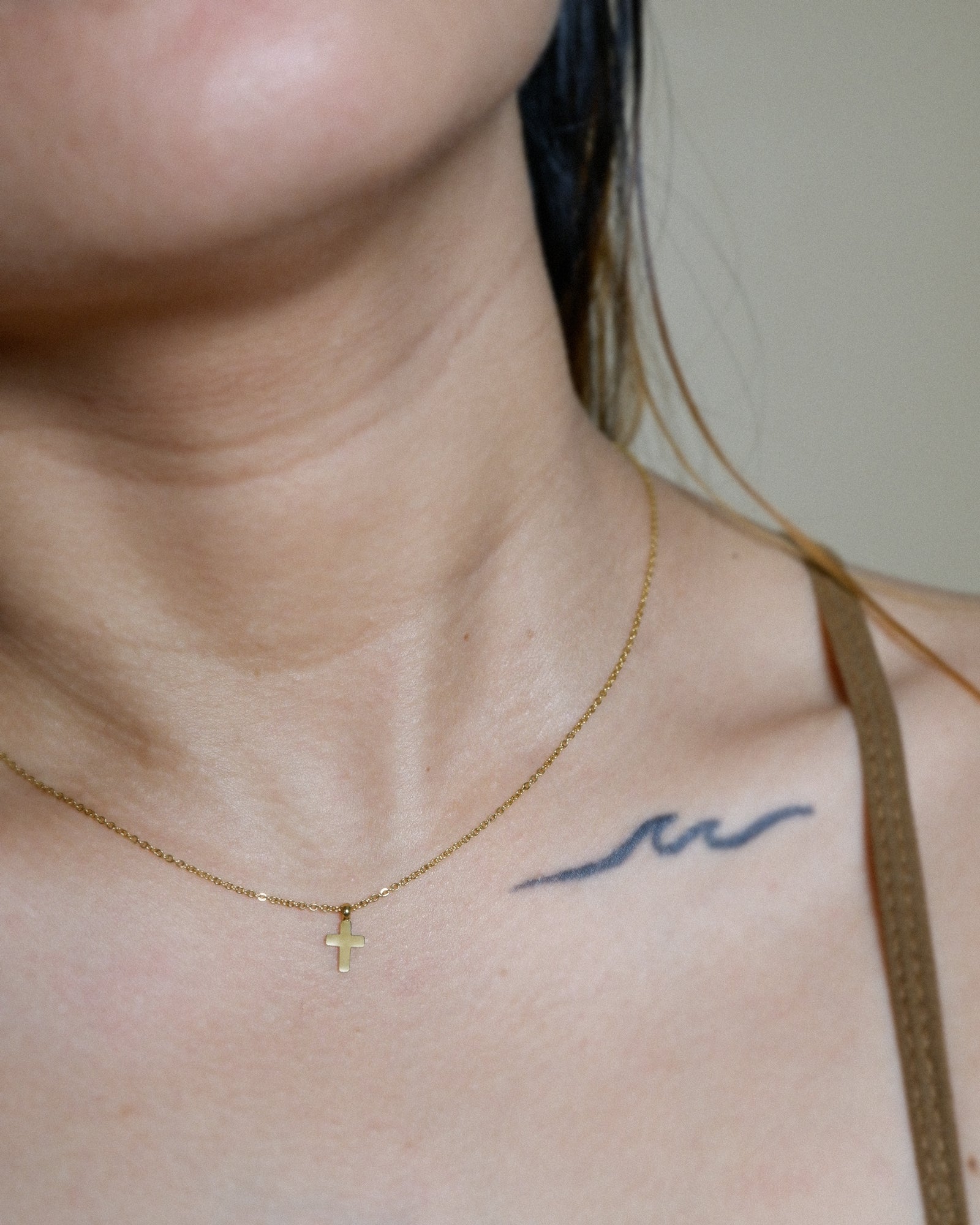 The Tiny Cross Necklace