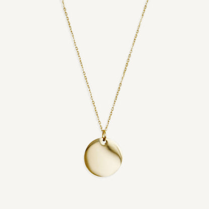 The Tiny Disc Necklace