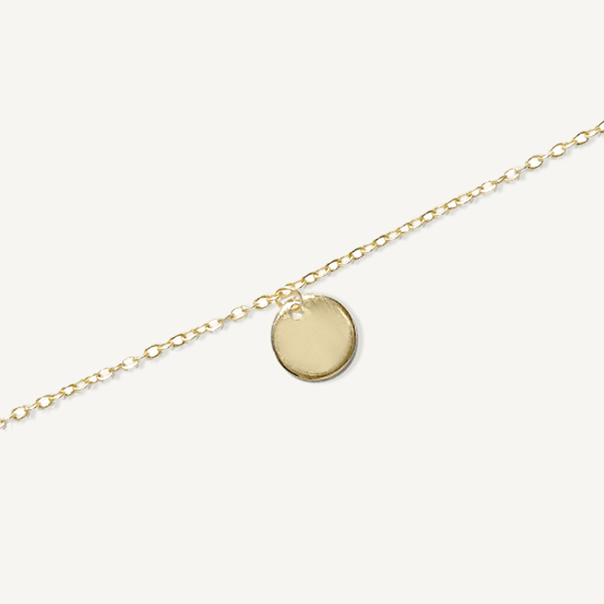 The Tiny Disc Bracelet and Anklet