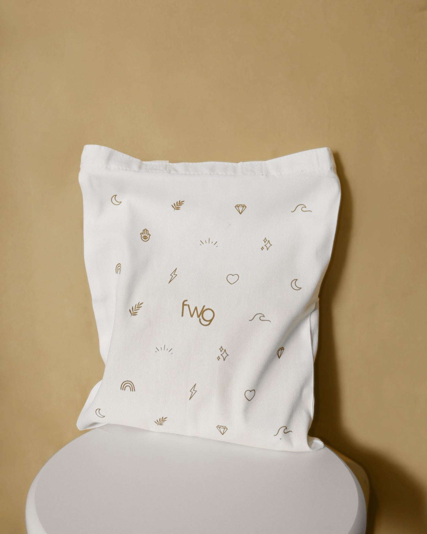 Ecru Canvas Tote Bag