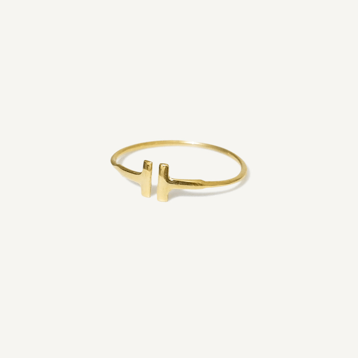 The Petite Tilly Ring in Solid Gold
