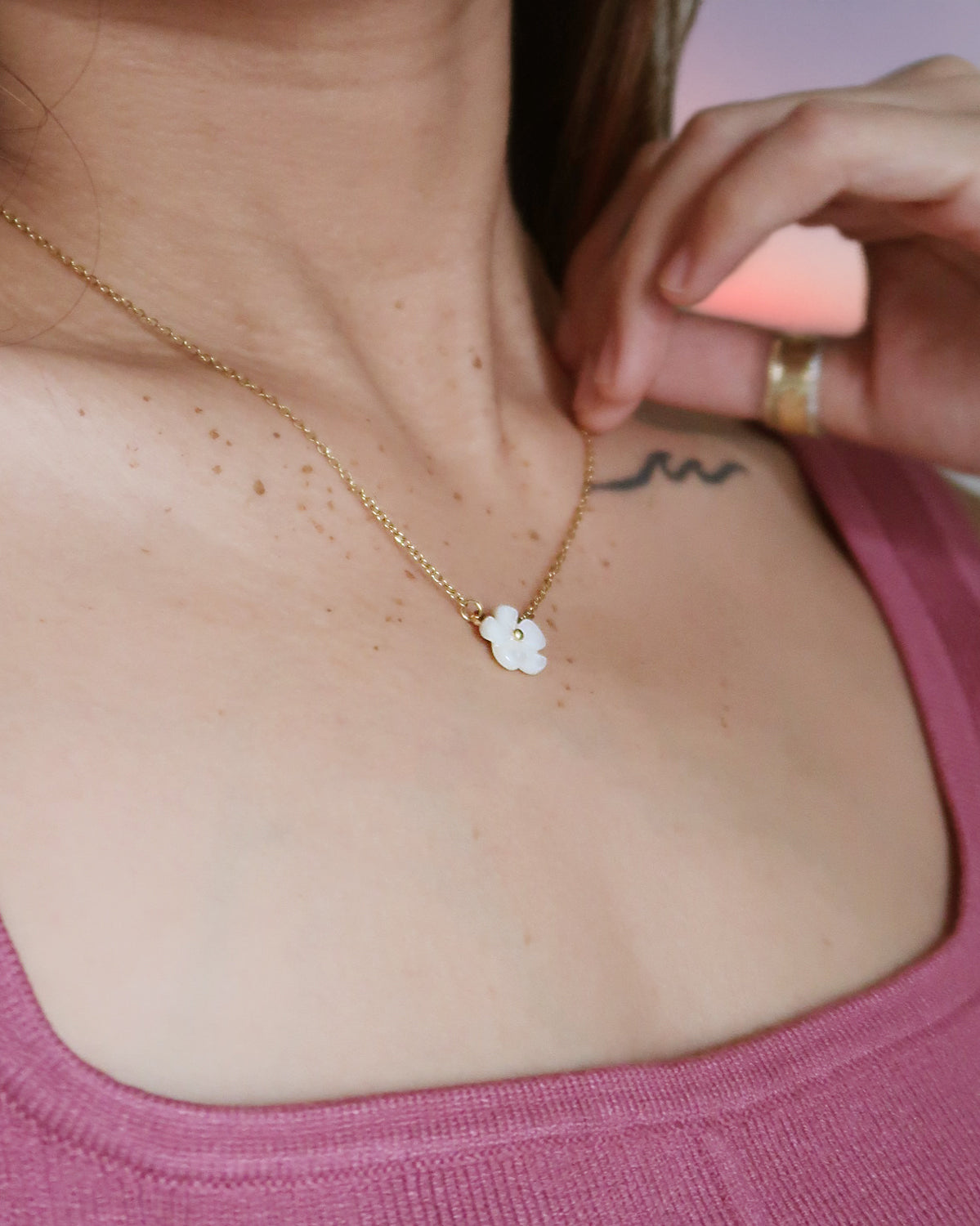 The Island Girl Flower Necklace