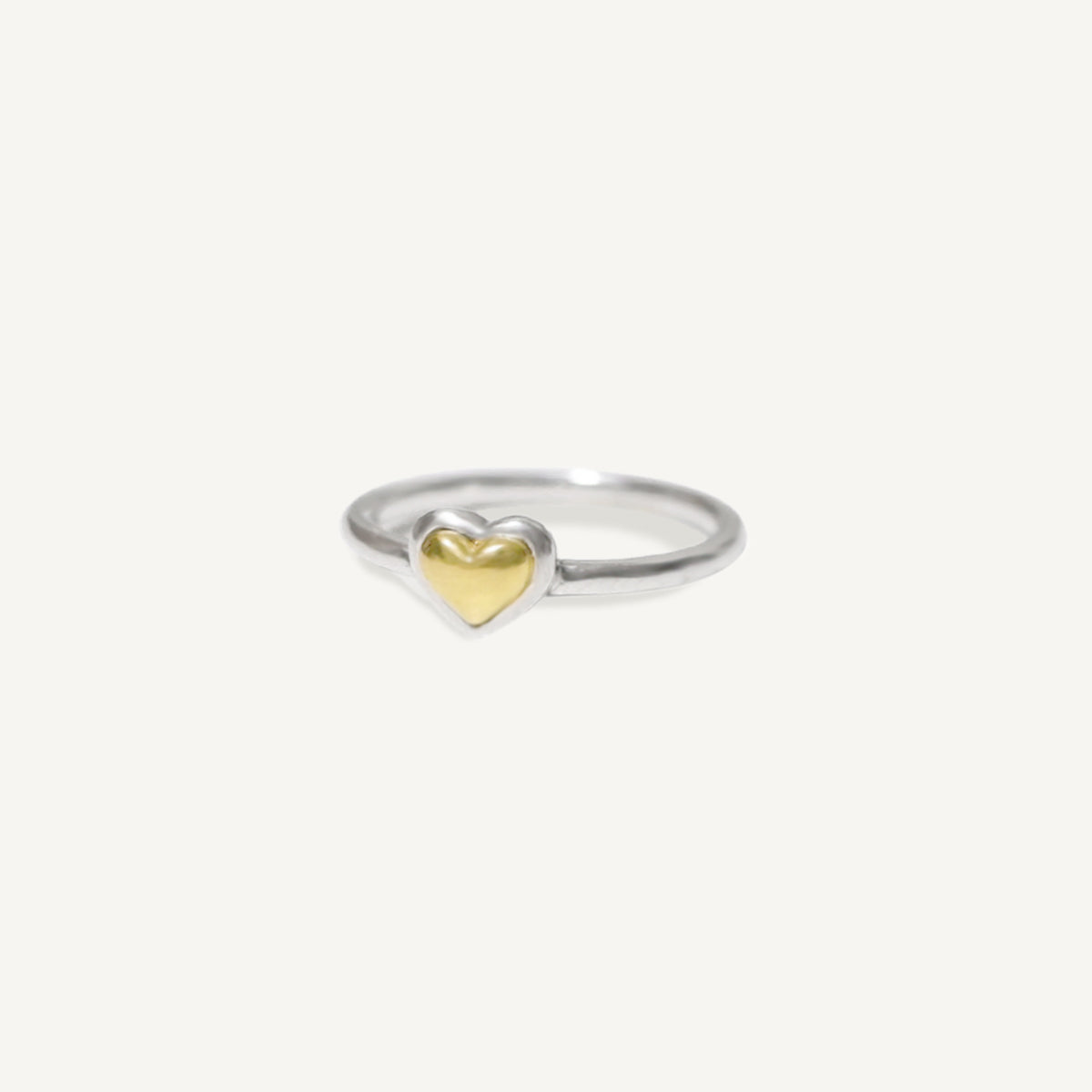 The Two-Tone Sweet Heart Ring