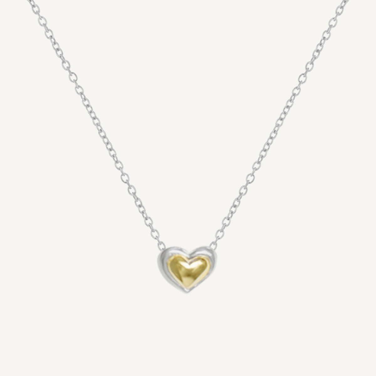 The Two-Tone Sweet Heart Necklace