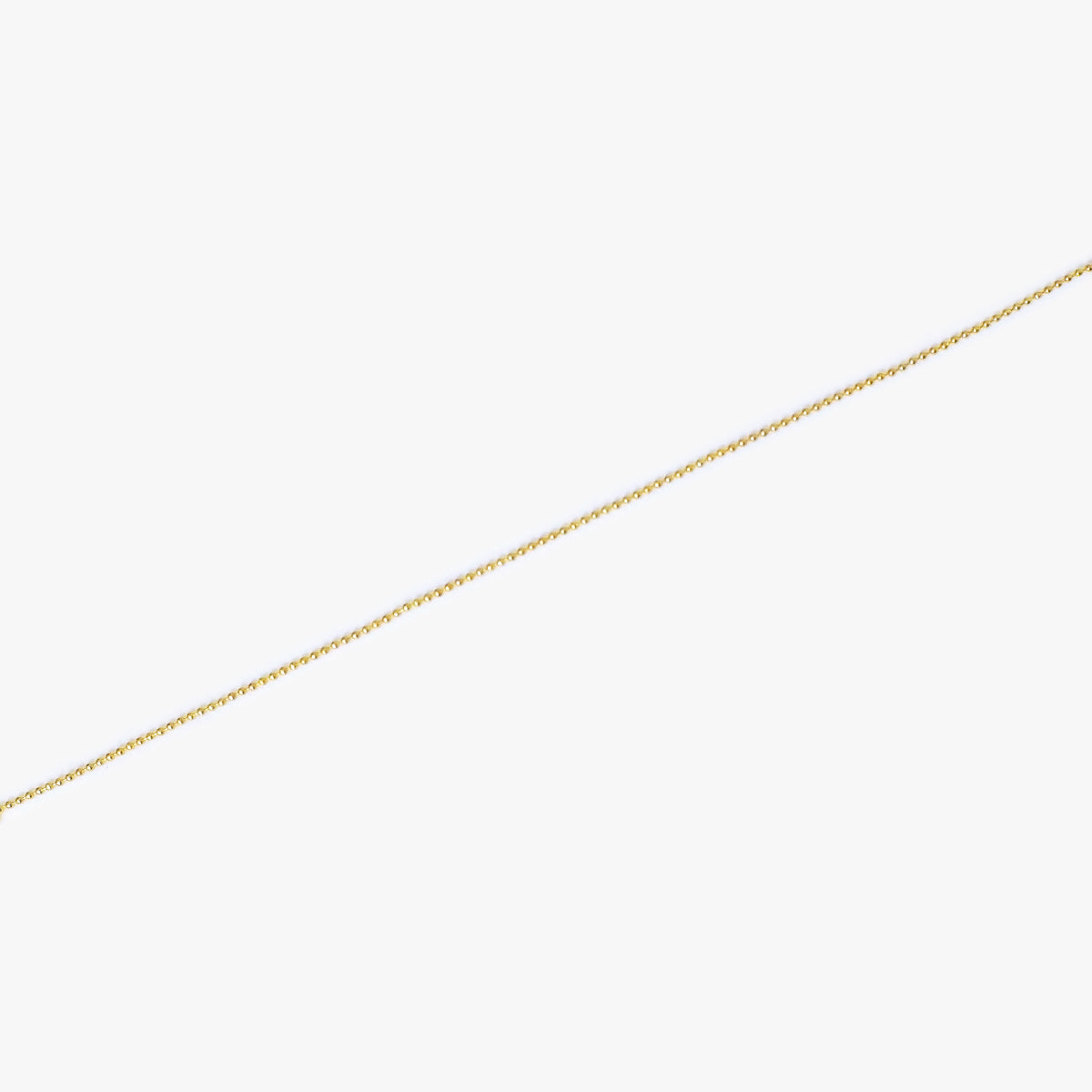 The Ultra Minimalist Beaded Bracelet in Solid Gold