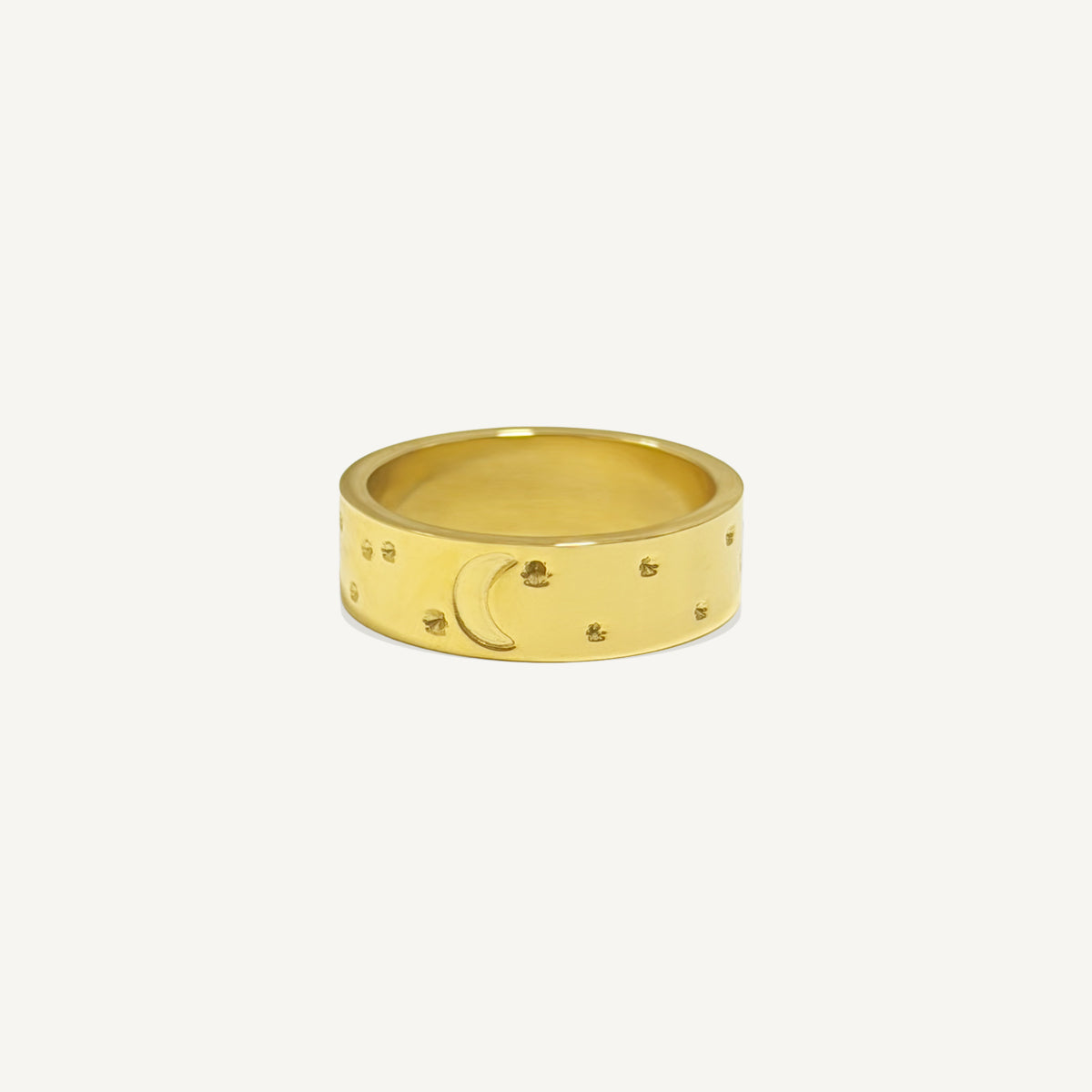 The Starry Night Engraved Band