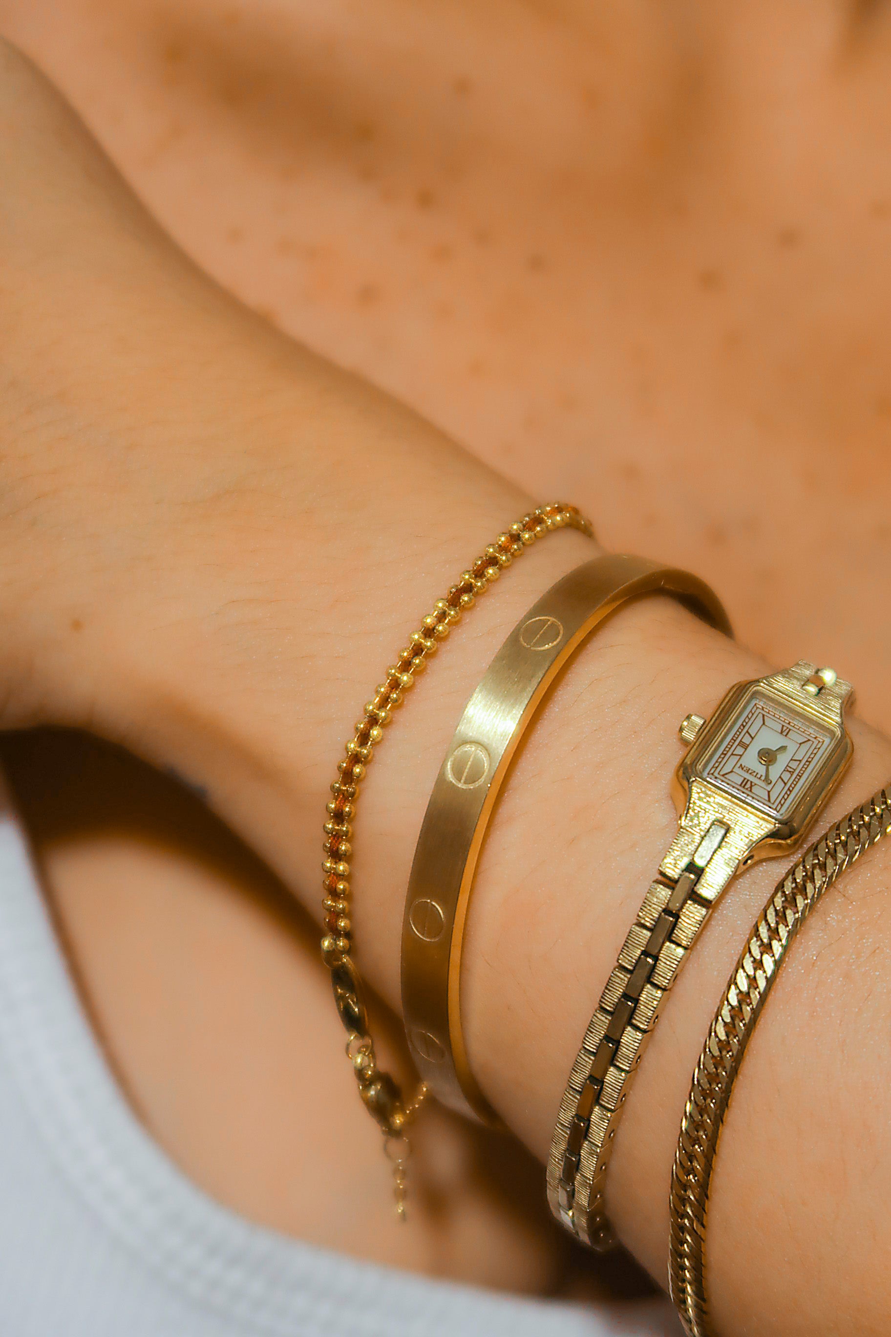 The Ultra Minimalist Red Line Beaded Bracelet and Anklet