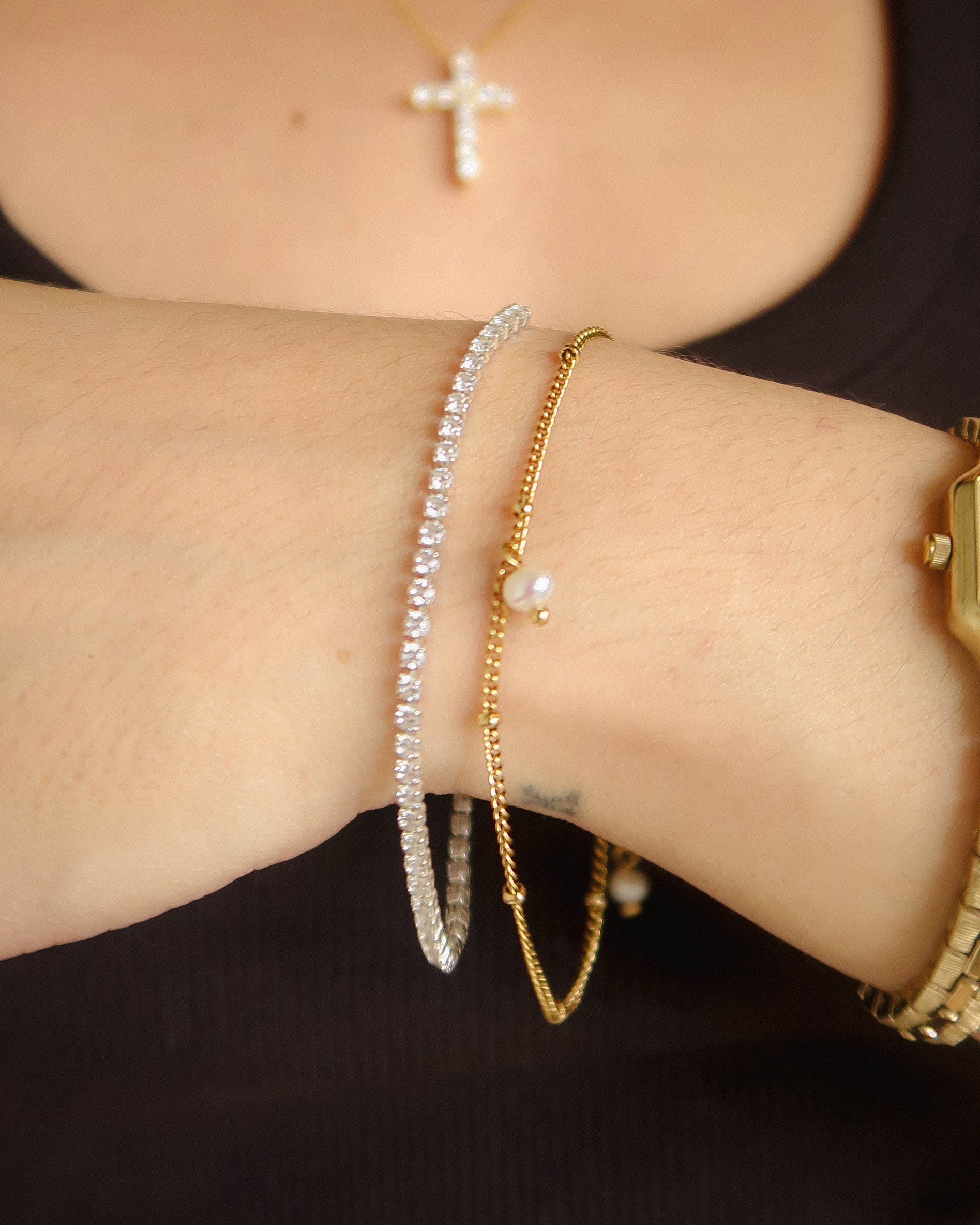The Classic Tennis Bracelet in Silver