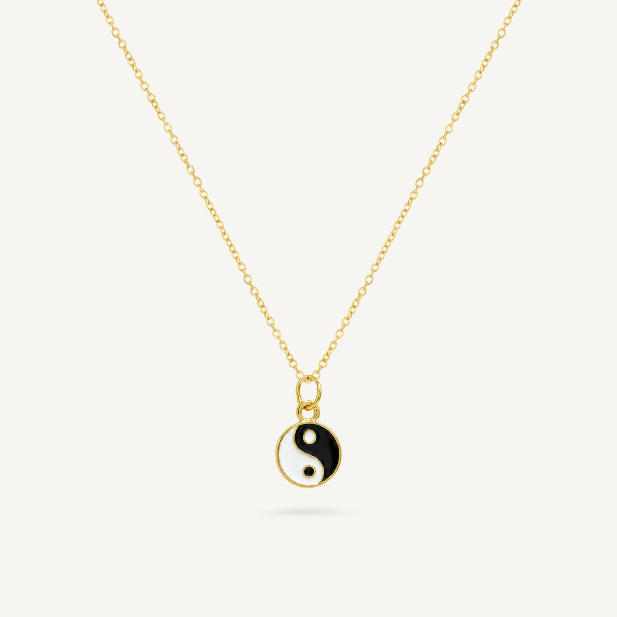 Yin Yang Balance Charm Necklace
