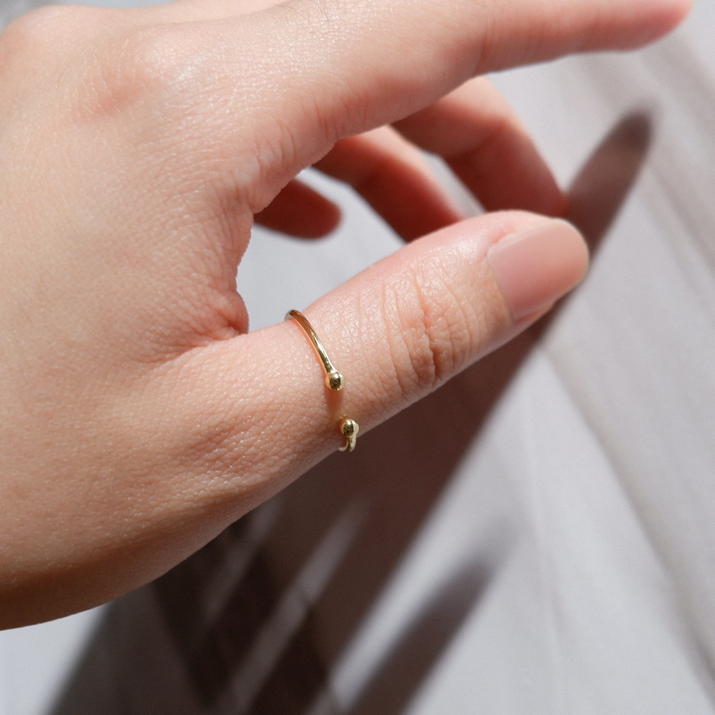 The Any-size Polka Pinky Ring