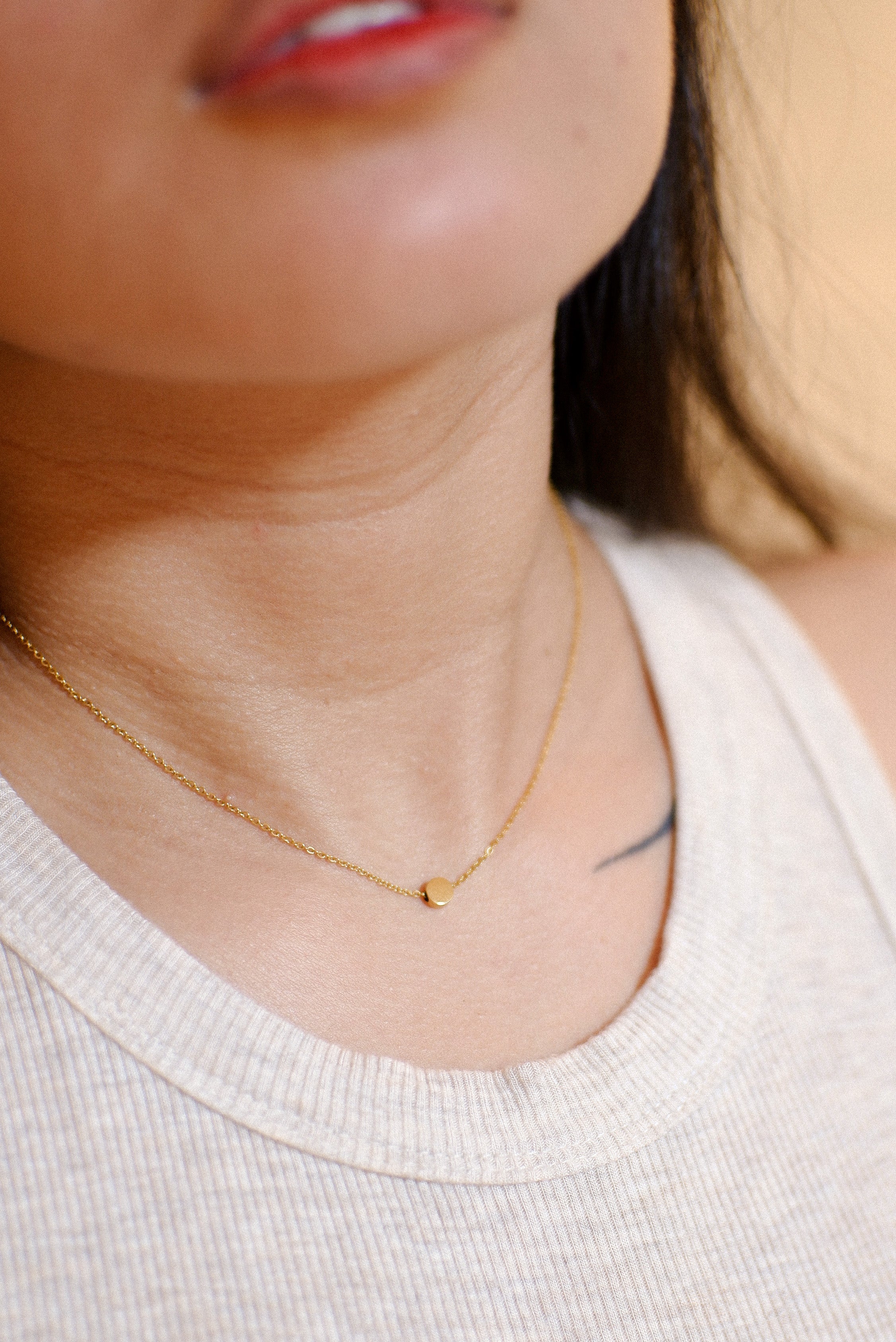 The Mini Button Necklace