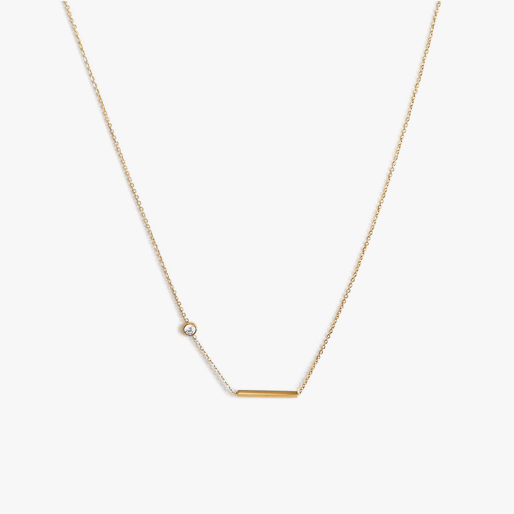 The Blair Solitaire Necklace