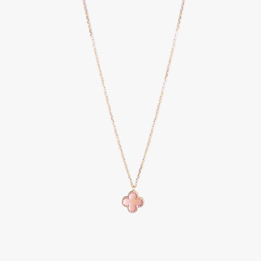 The 10mm Clover Necklace in Solid Gold