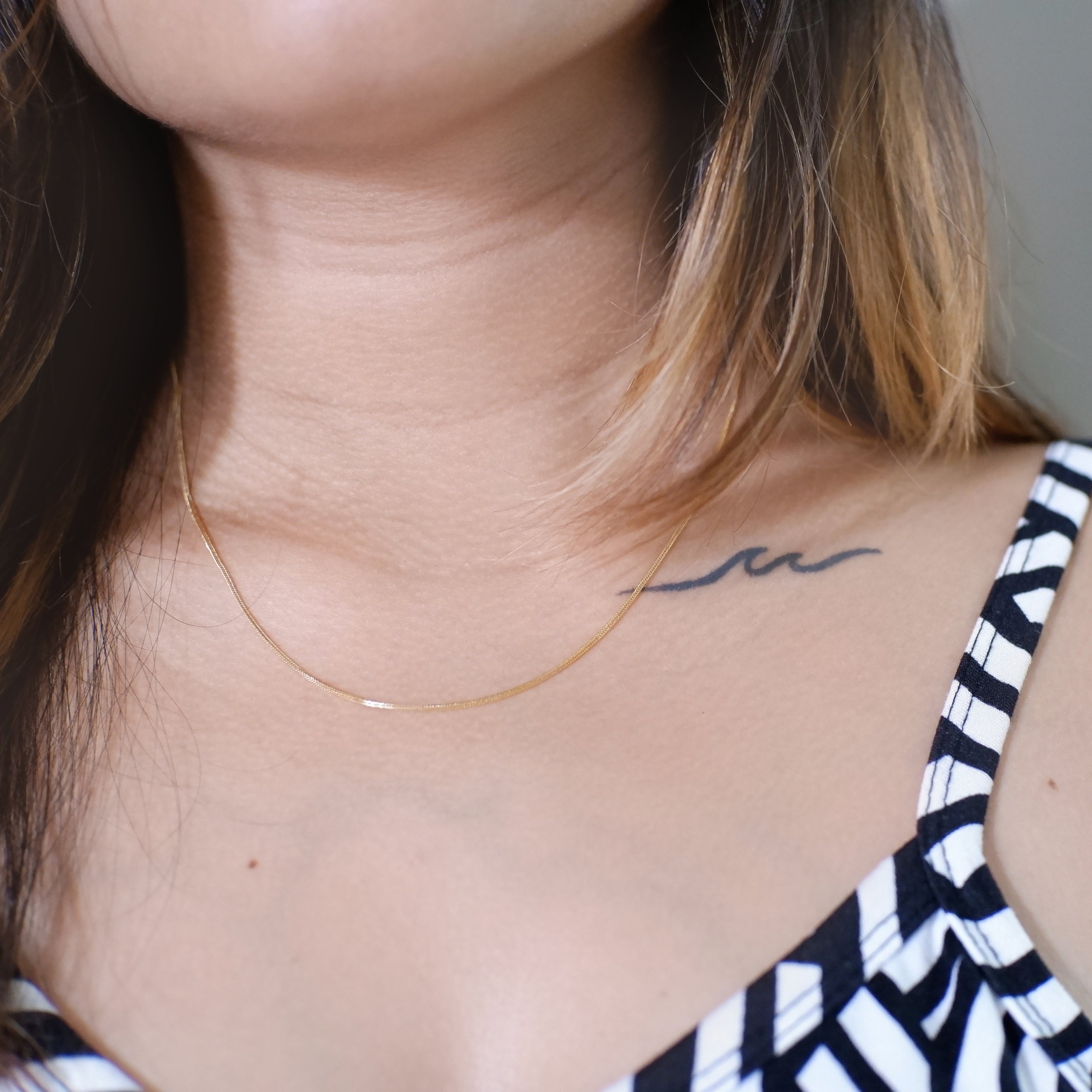 The Statement Stacker Necklace in Solid Gold