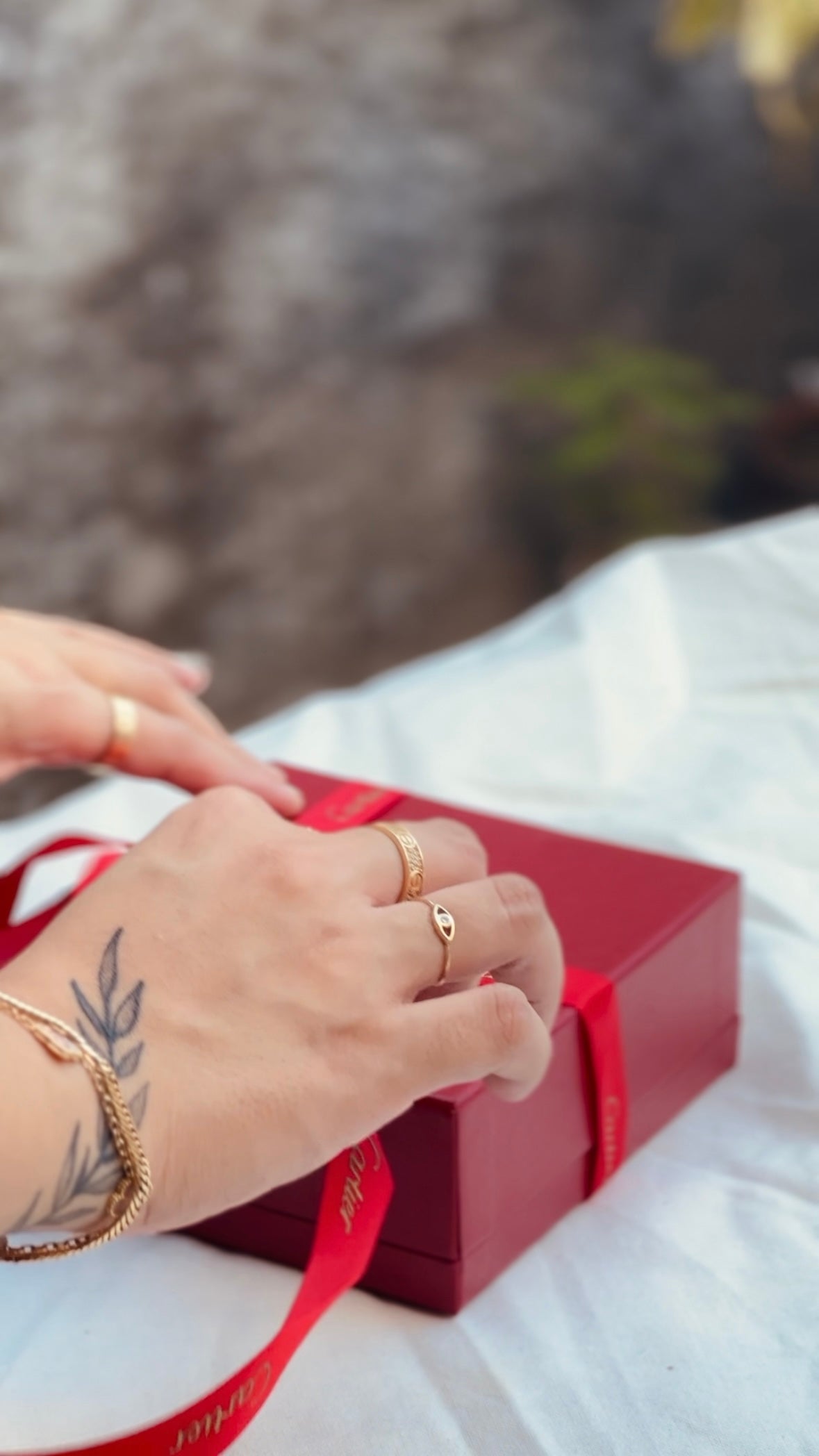 The Love Necklace in Solid Gold