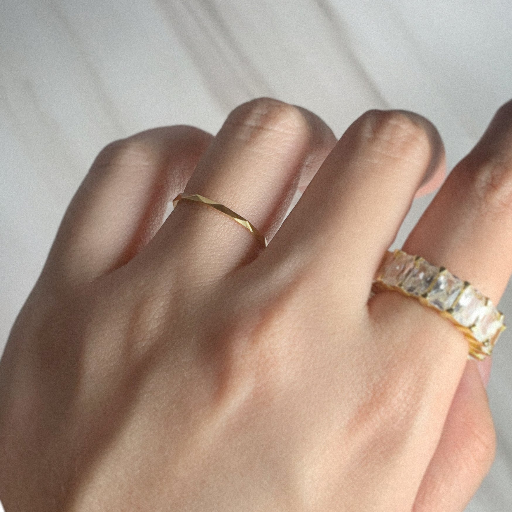 Final Sale - The All New Skinny Textured Ring