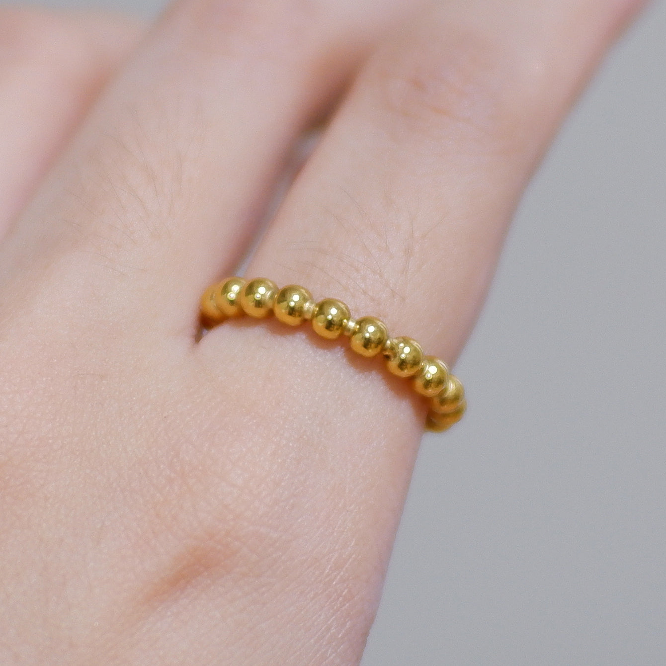 The Beaded Statement Ring