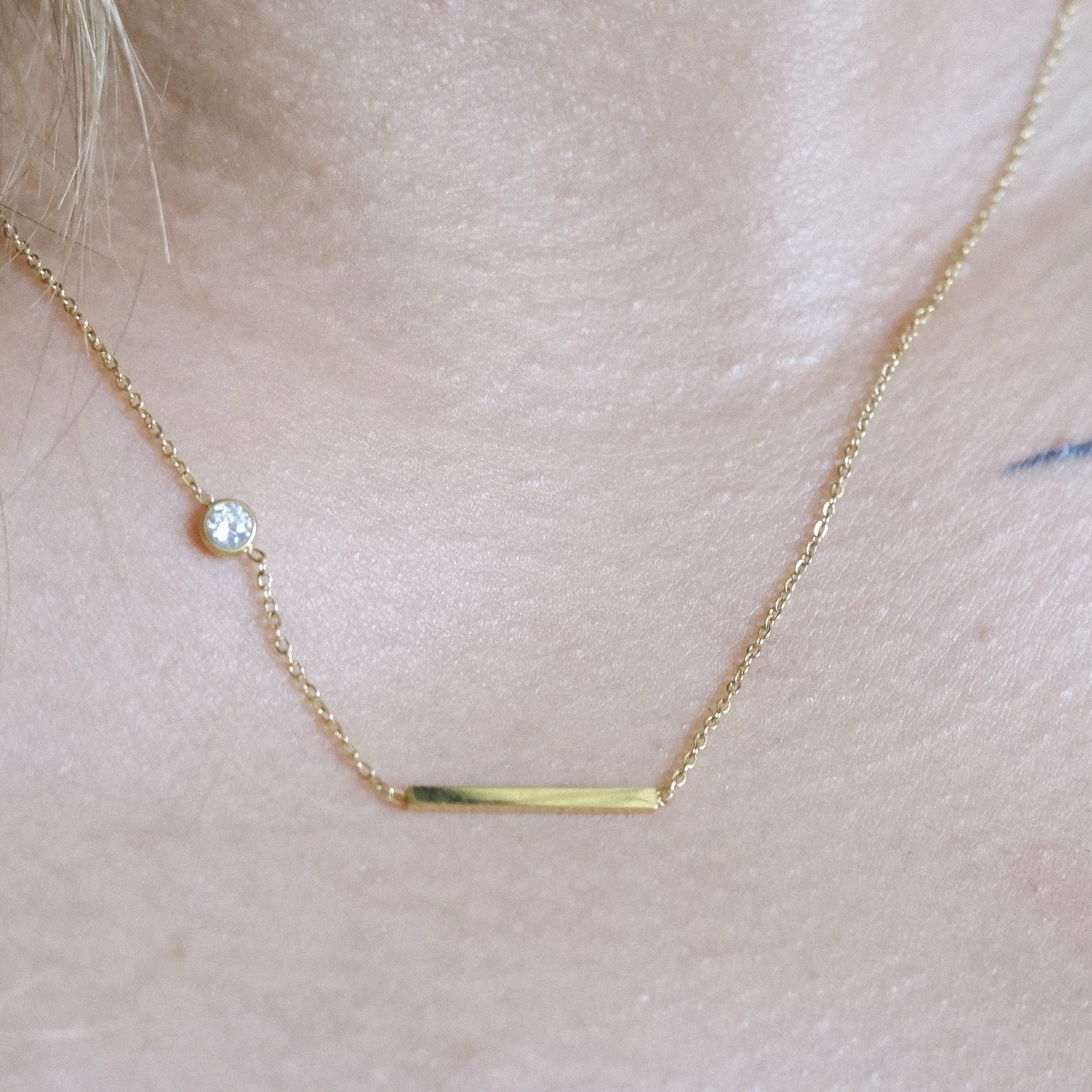 The Blair Solitaire Necklace