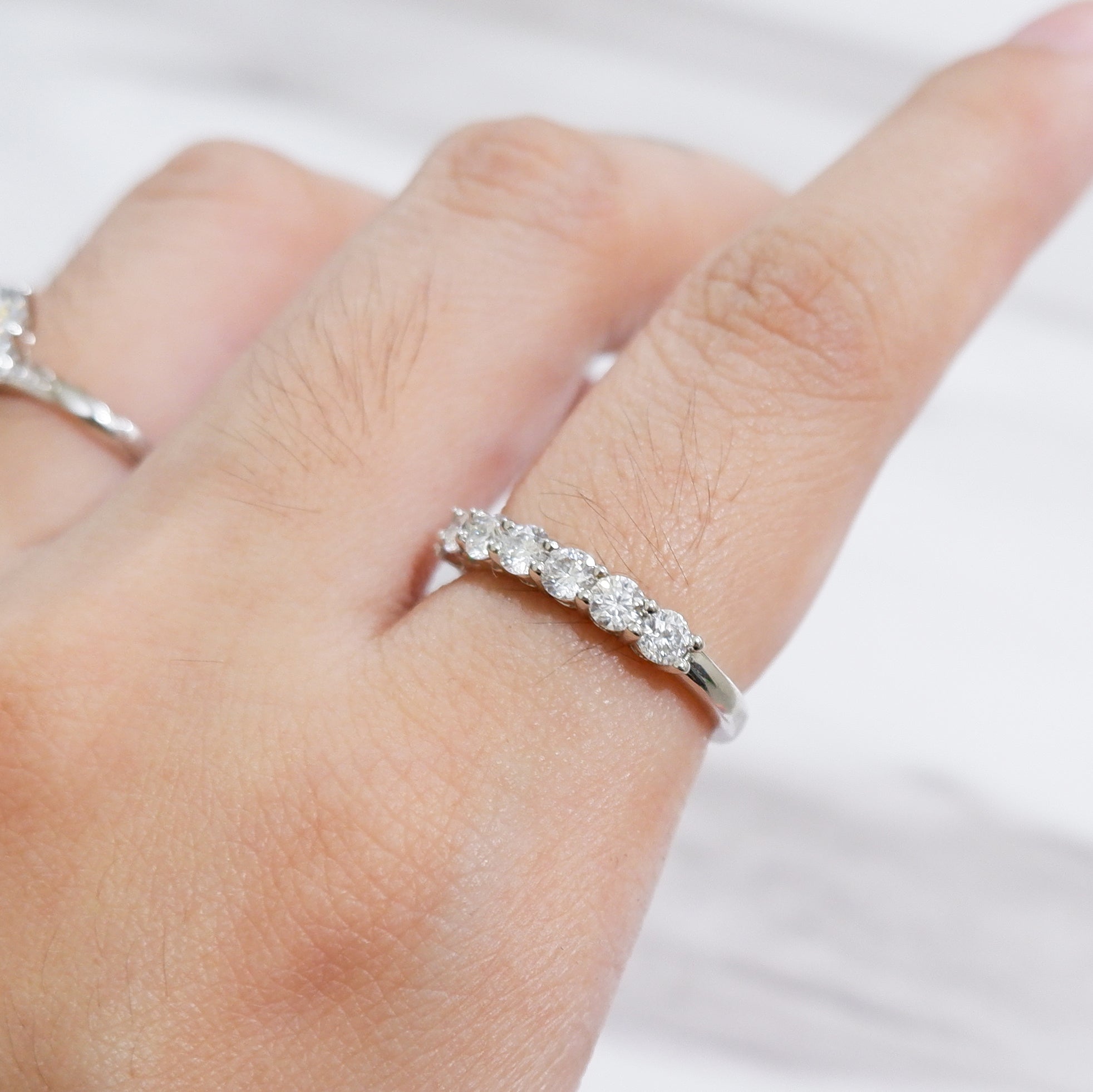 The Estelle Moissanite Ring