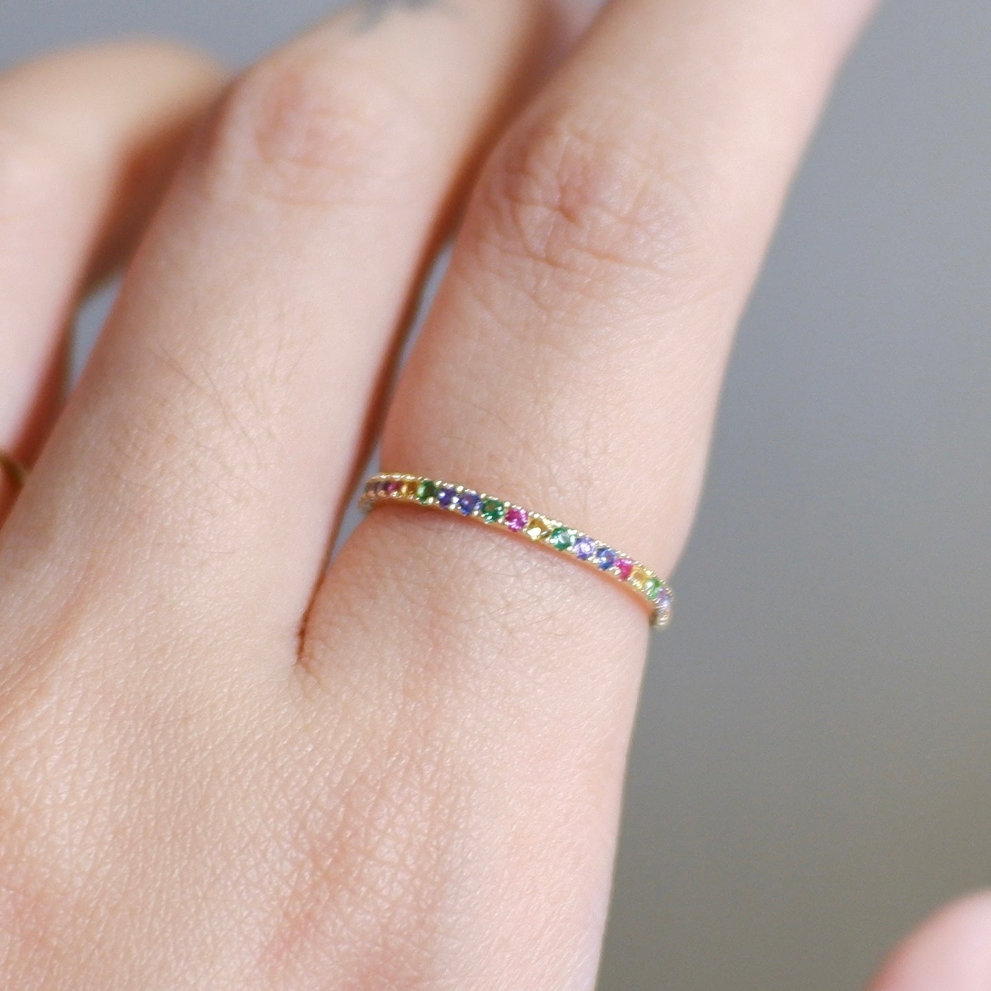 The OG Slim Eternity Band in Solid Gold (Limited)