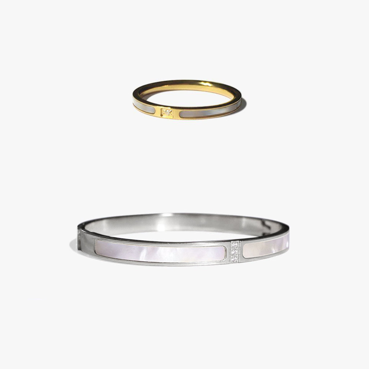 The Pearl Ring and Bangle Bundle