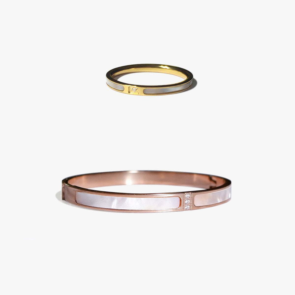 The Pearl Ring and Bangle Bundle