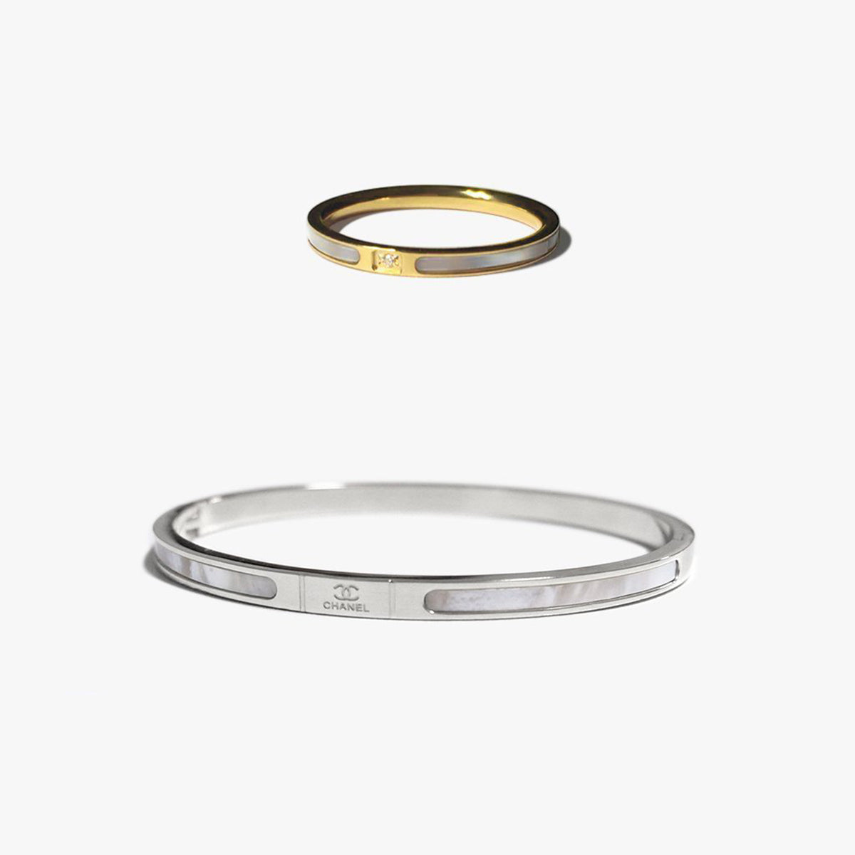The Pearl Ring and Bangle Bundle