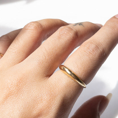 The Petite Betty Ring in Solid Gold