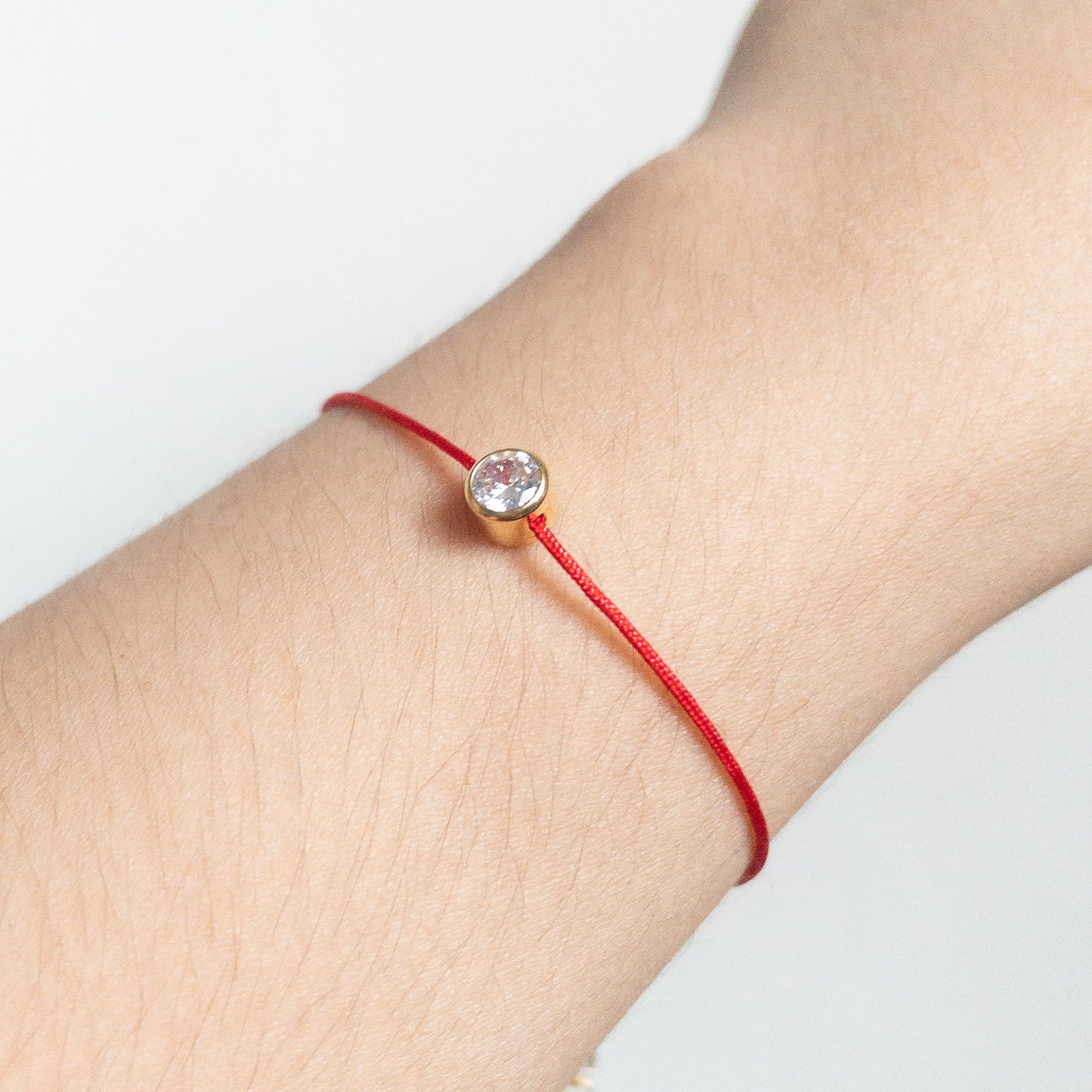 The Red Line Solitaire Bracelet