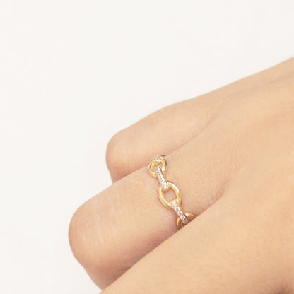 The Goddess Ring in Solid Gold