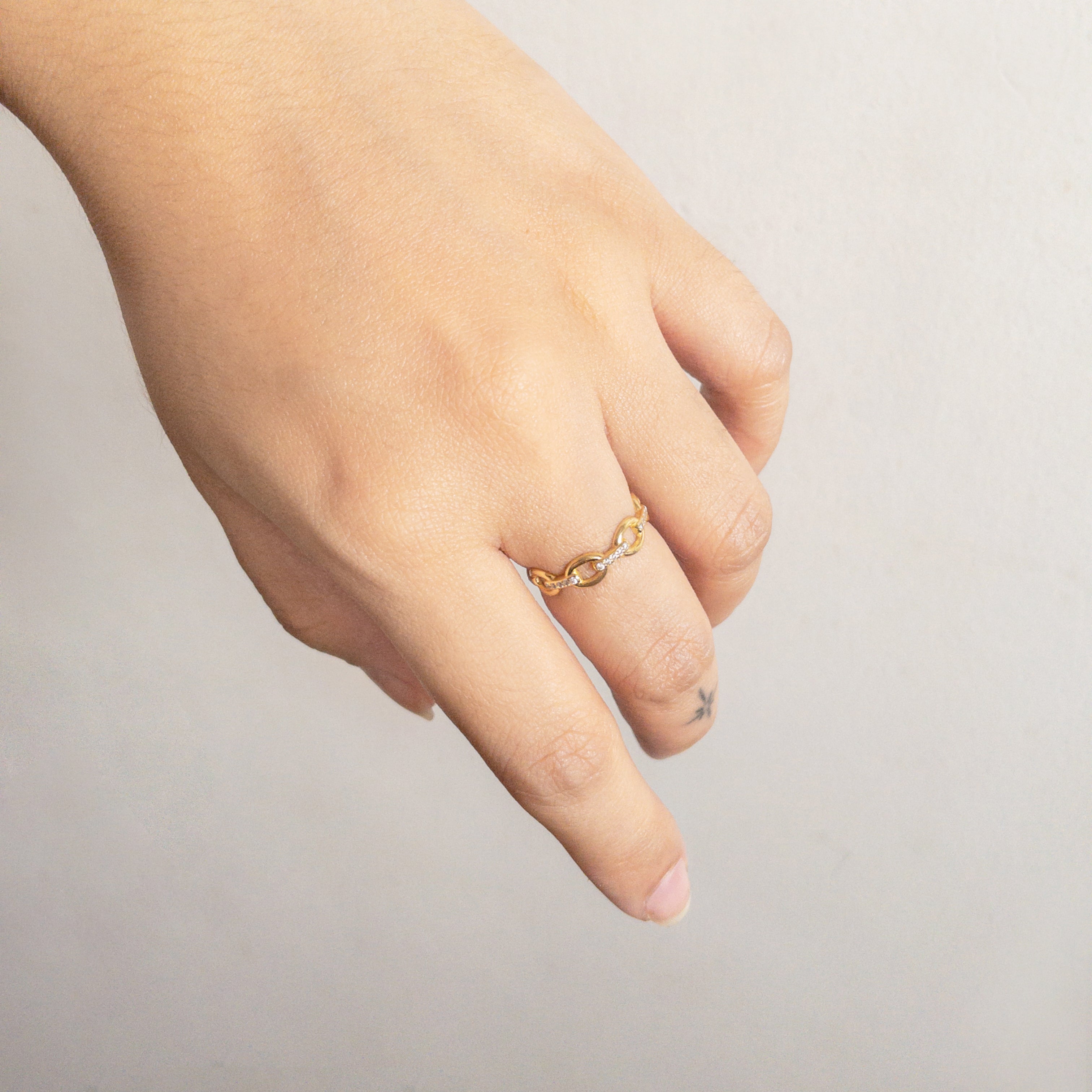 The Goddess Ring in Solid Gold