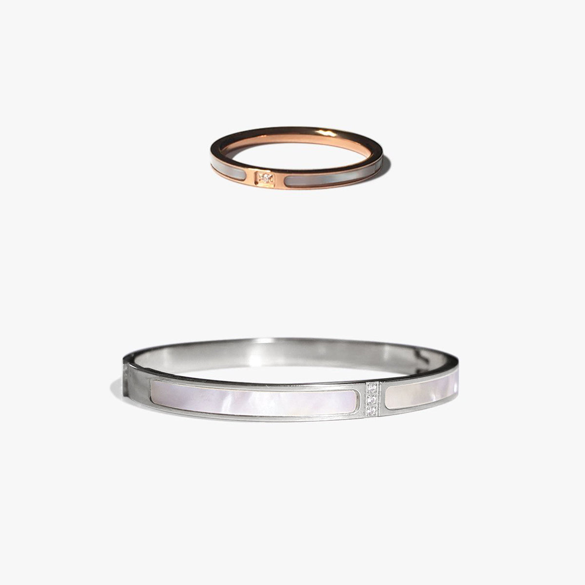 The Pearl Ring and Bangle Bundle