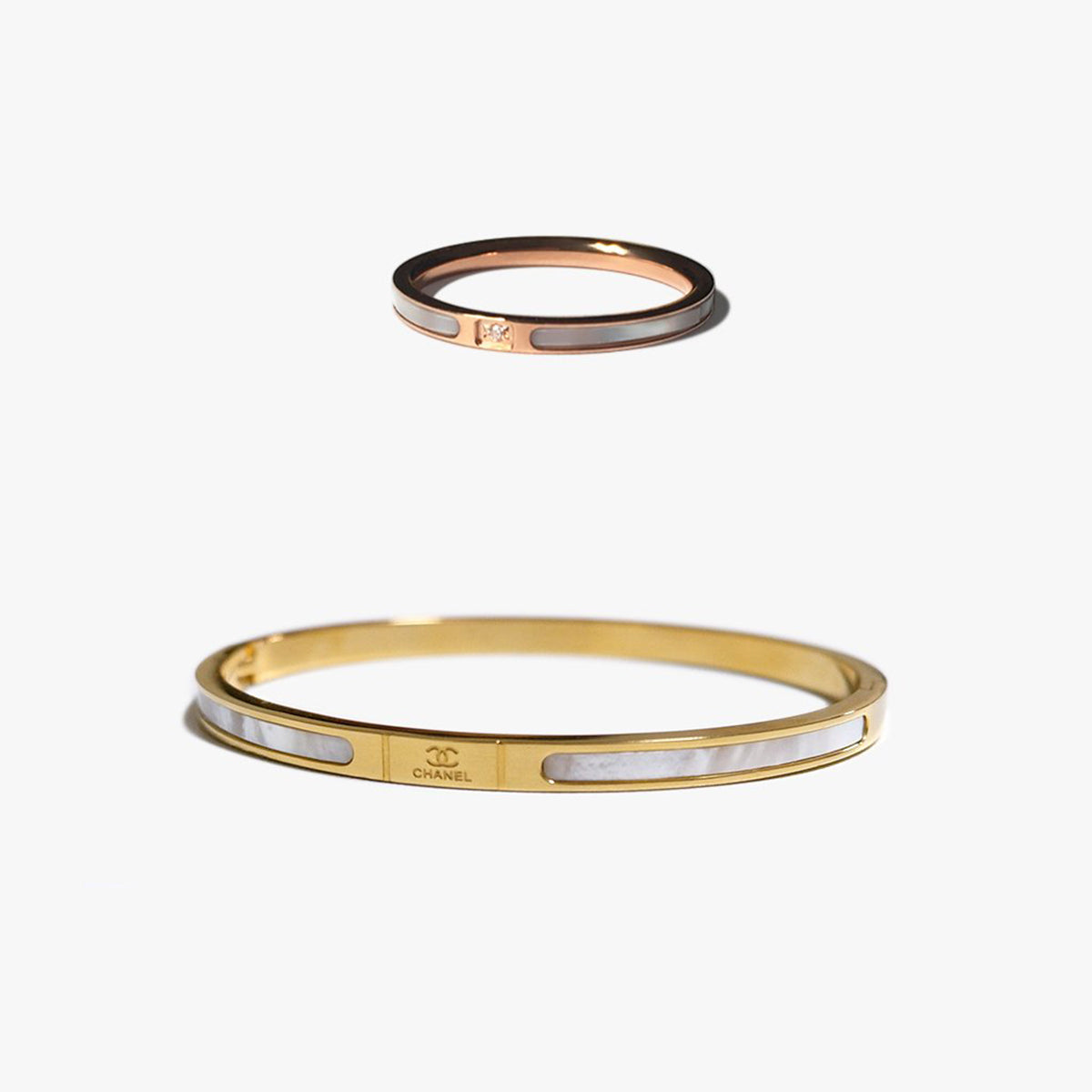 The Pearl Ring and Bangle Bundle