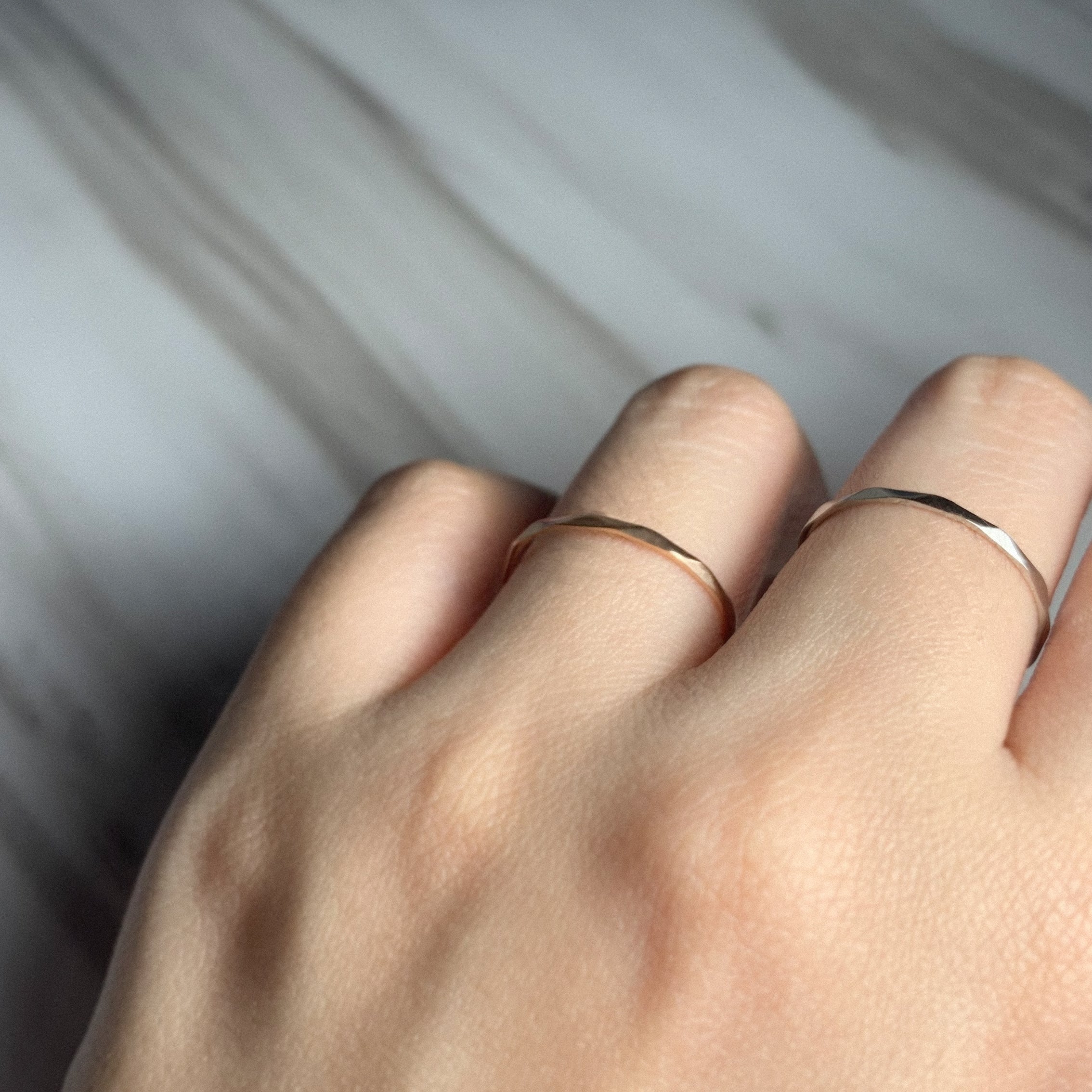 Final Sale - The All New Skinny Textured Ring