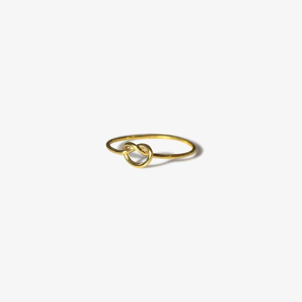 The All New Knot Ring in Silver & Gold Vermeil