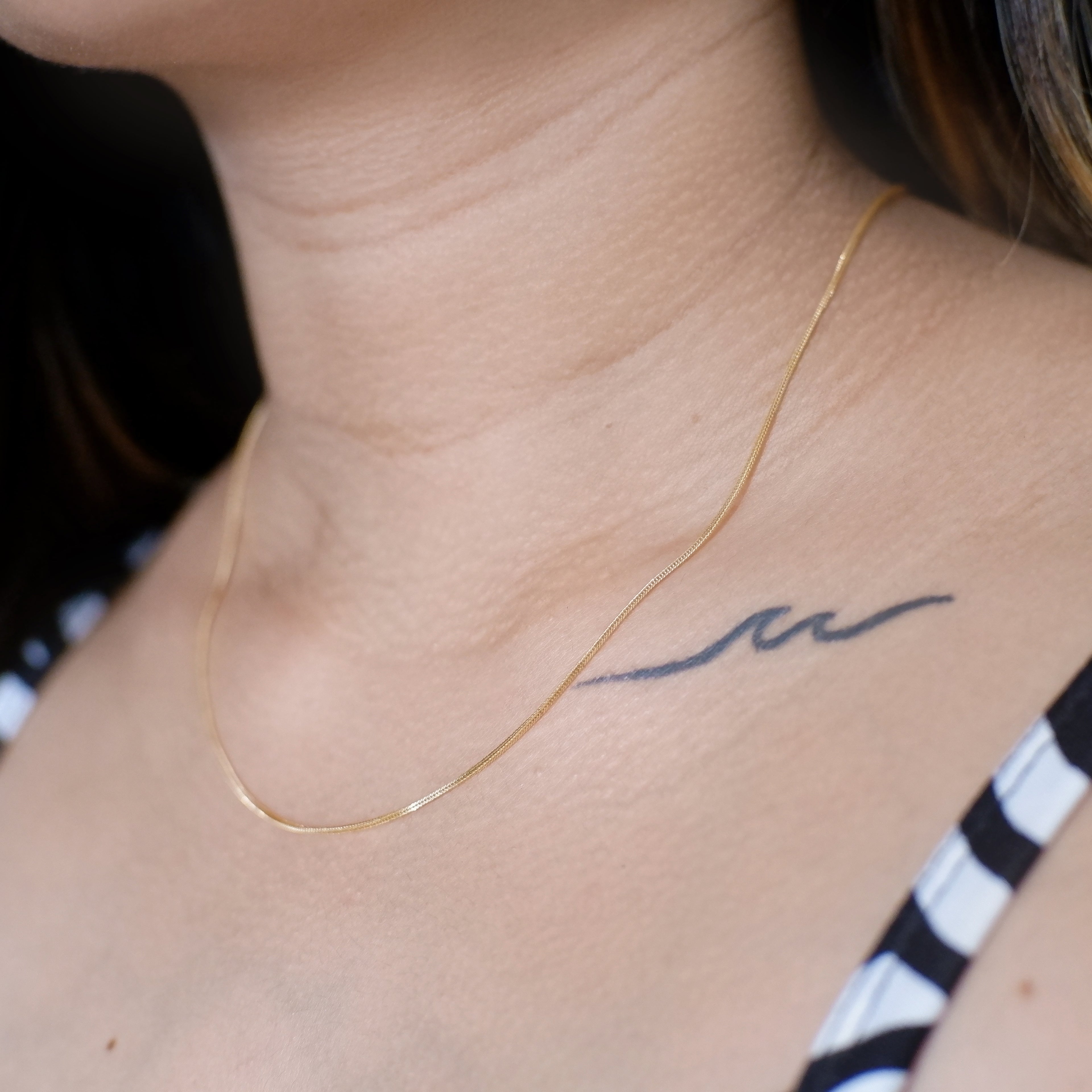 The Statement Stacker Necklace in Solid Gold