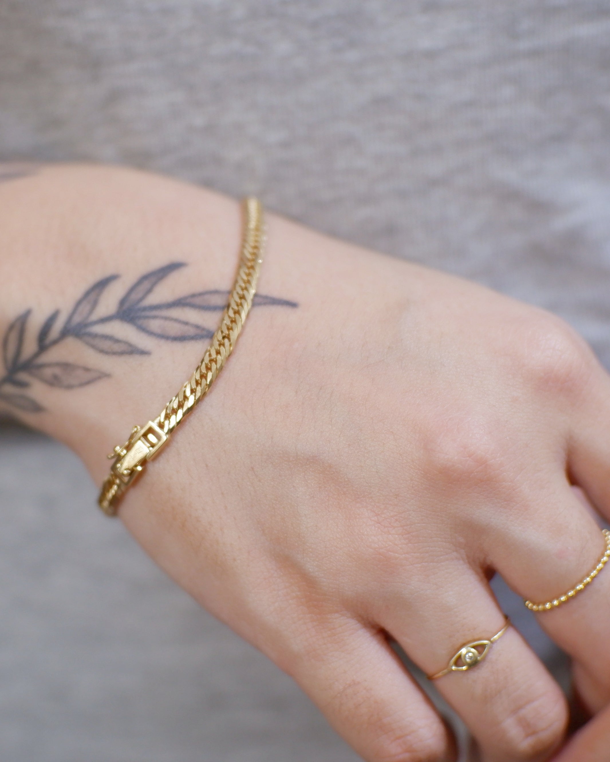 The Cuban Bracelet in Solid Gold