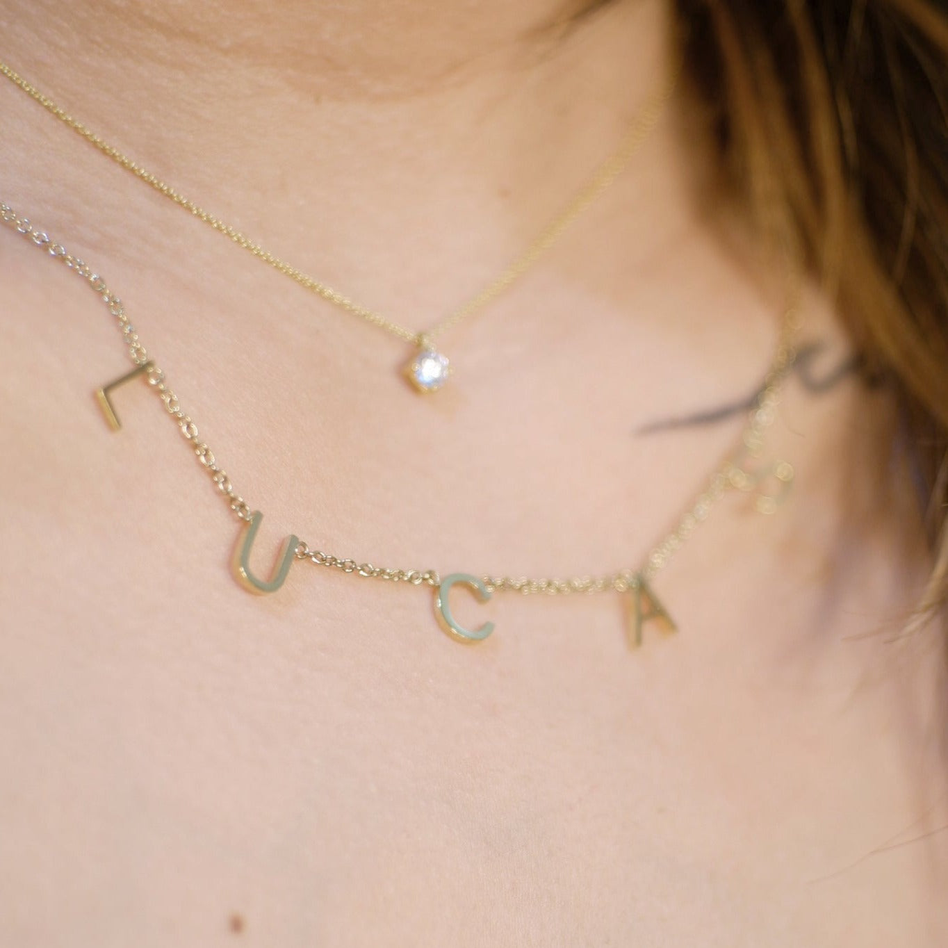 The Centered Initial / Name Necklace