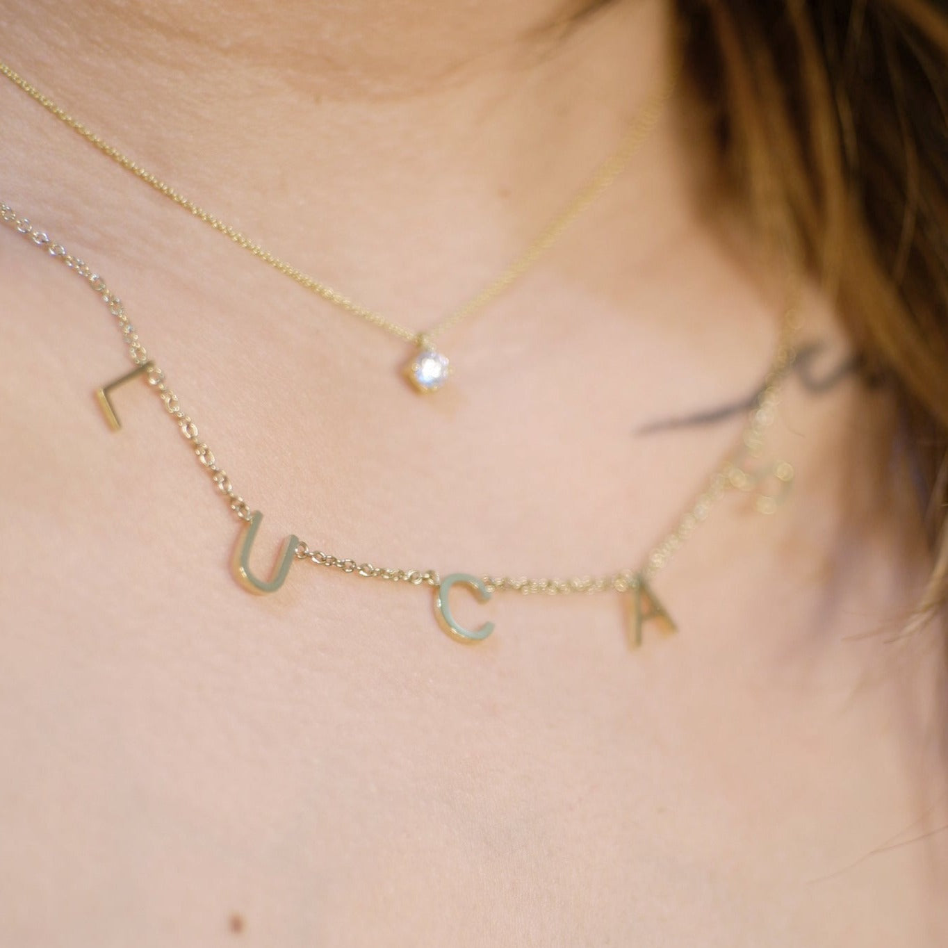 The Centered Initial Necklace | Holiday Shop
