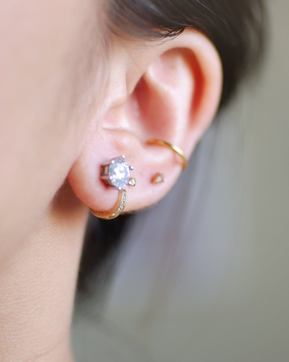 The Classic Moissanite Earring