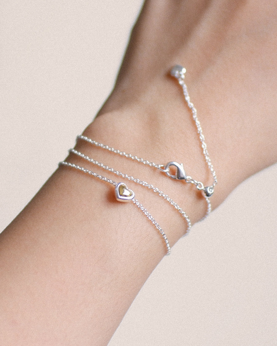 The Two-Tone Sweet Heart Necklace