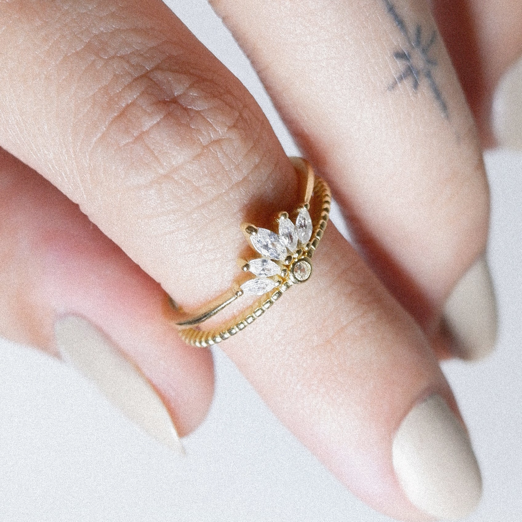 The Calliope Sunrise CZ Ring
