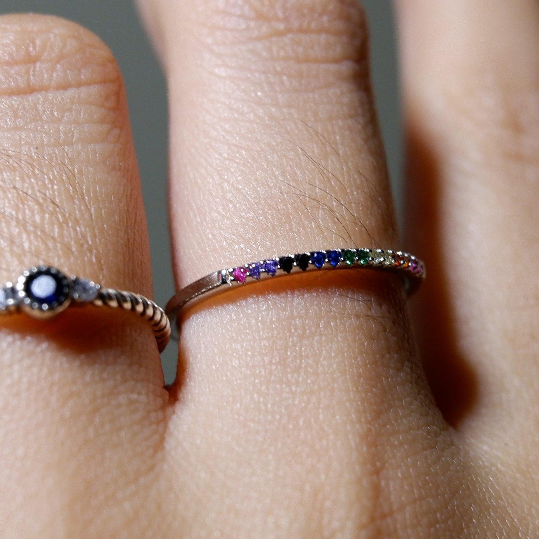 The Color Play Half Eternity Band (Limited Edition)