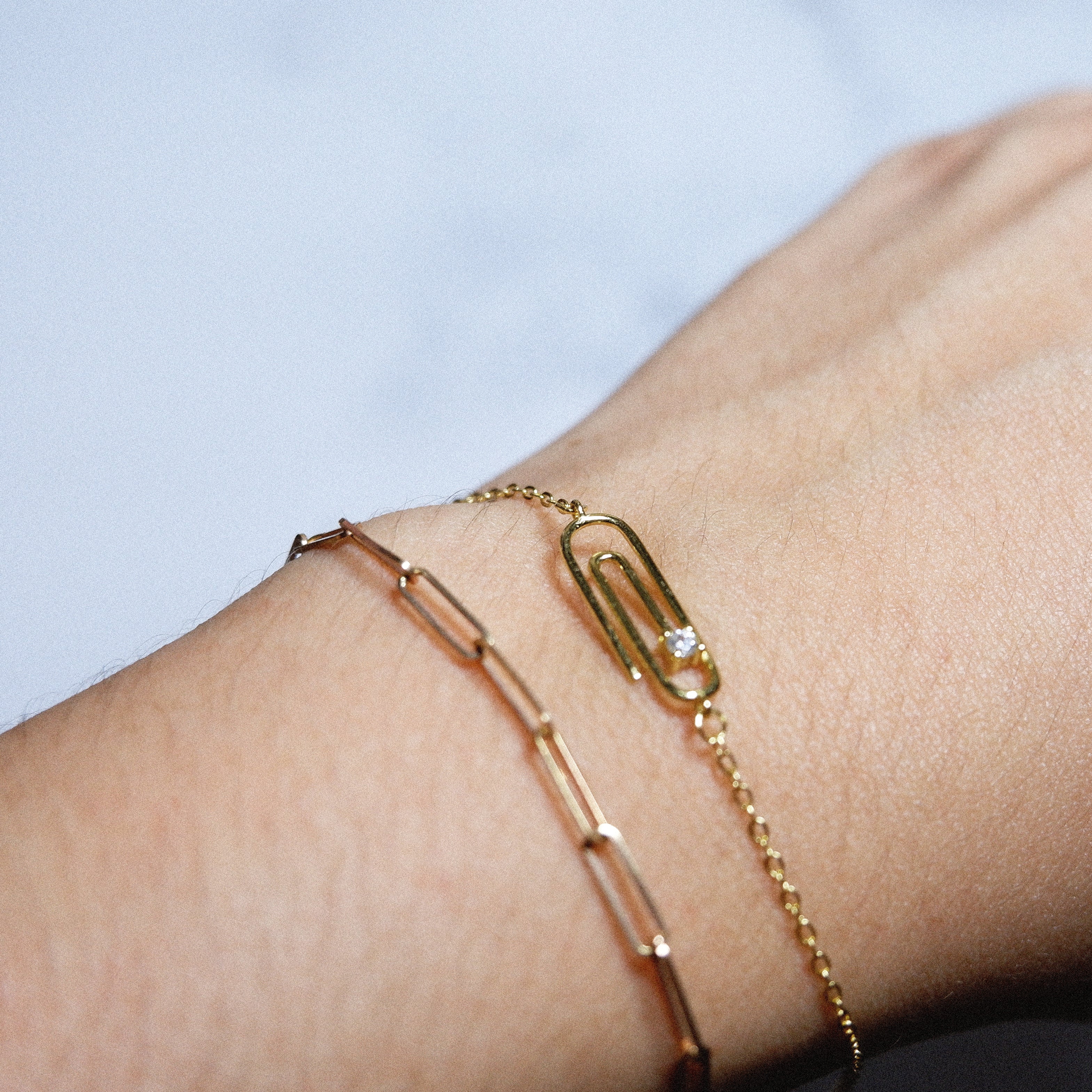 The Dainty Paperclip Bracelet