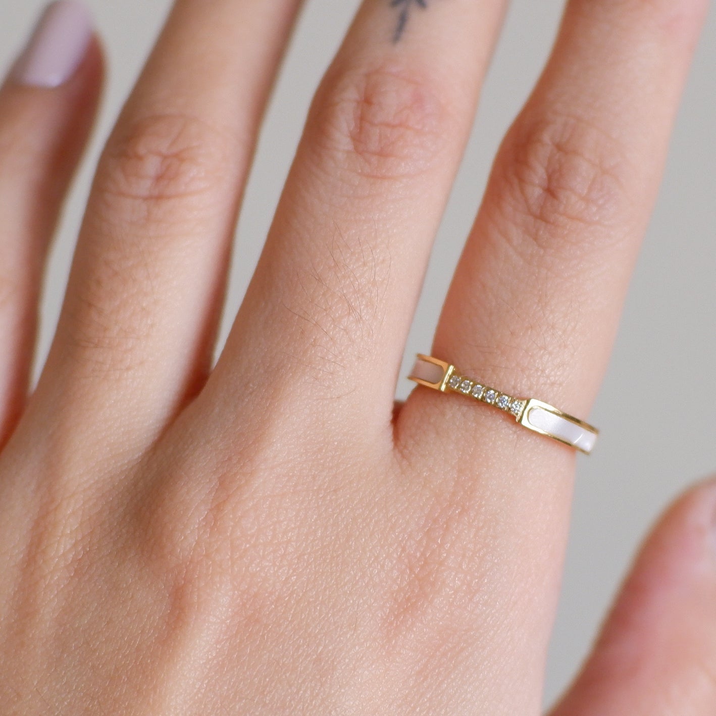 The Pearl Eternity Ring