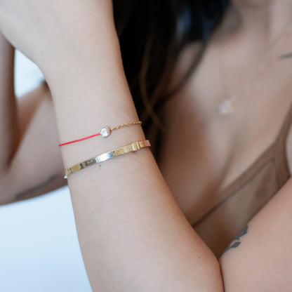 The Red Line Duo Bracelet and Anklet