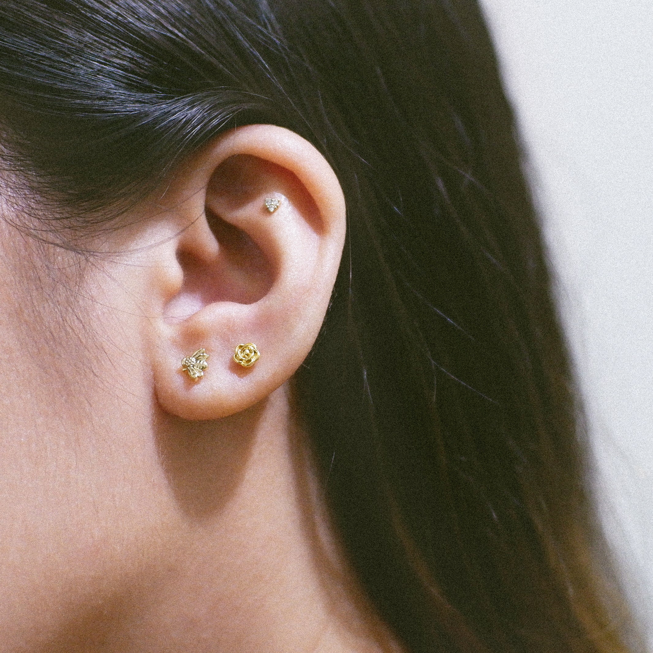 The Bee Screw Back Studs