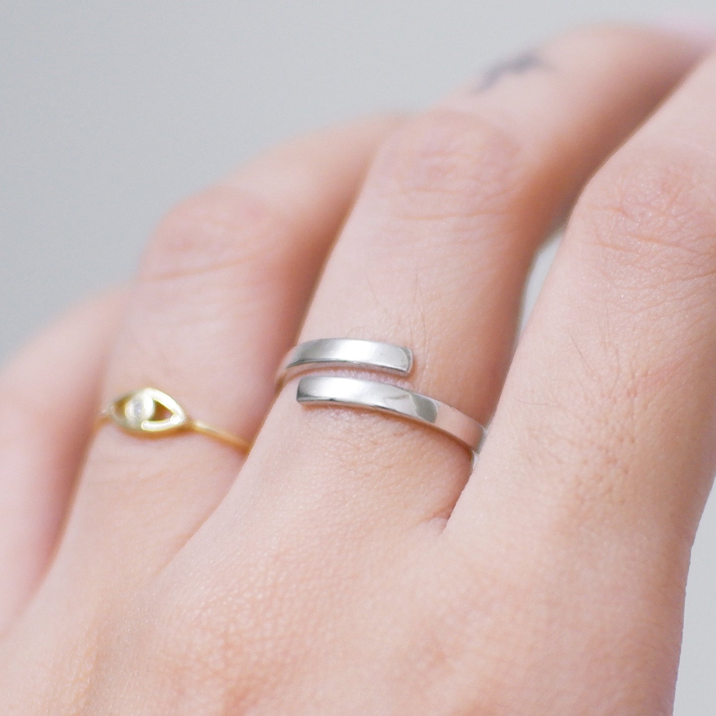 The Wrap Ring in Solid Gold